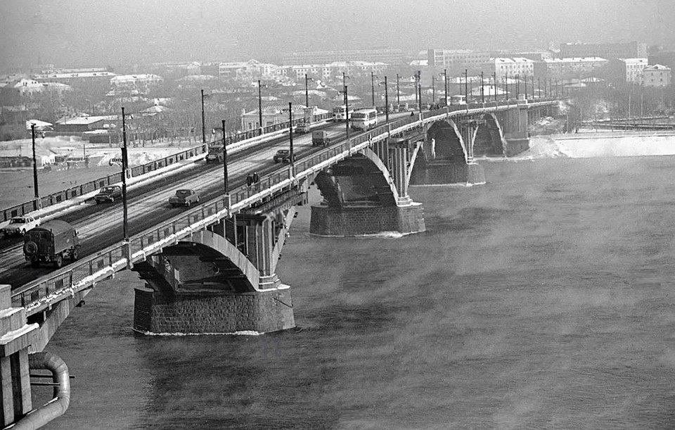 Ангарский мост. 14 ноября 1985 года.