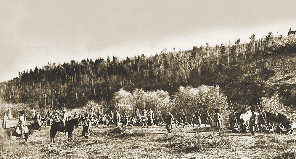 Смотр войск, Иркутск, 24 июня 1891 года