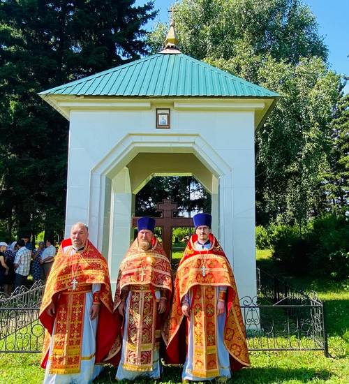 Часовня Цесаревича Николая в п. Залари. 17.07.2021 г.